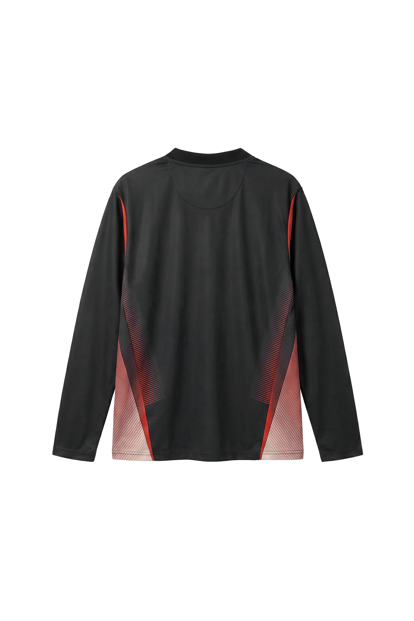 ARKK Apparel Football Shirt LS | Black Red T-Shirt